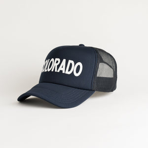 Colorado Recycled Trucker Hat - navy