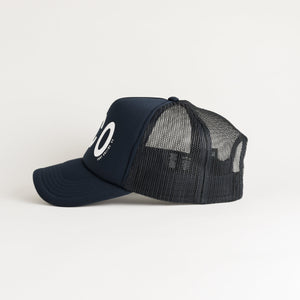 Fort Collins Recycled Trucker Hat - navy