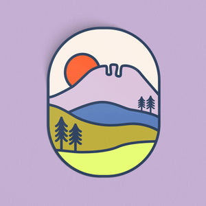Horsetooth Mountain Sticker - large