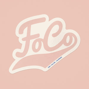 FoCo Vinyl Sticker - pink