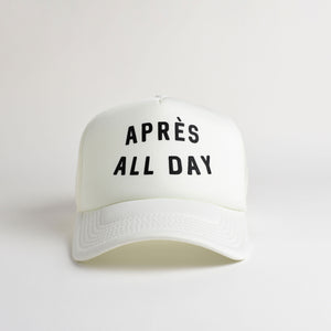 Après All Day No. 1 Recycled Trucker Hat - snow