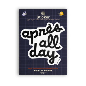 Après All Day Large Sticker