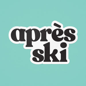 Après Ski Large Sticker