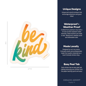 Be Kind Sticker