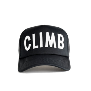 Climb Recycled Trucker Hat - black