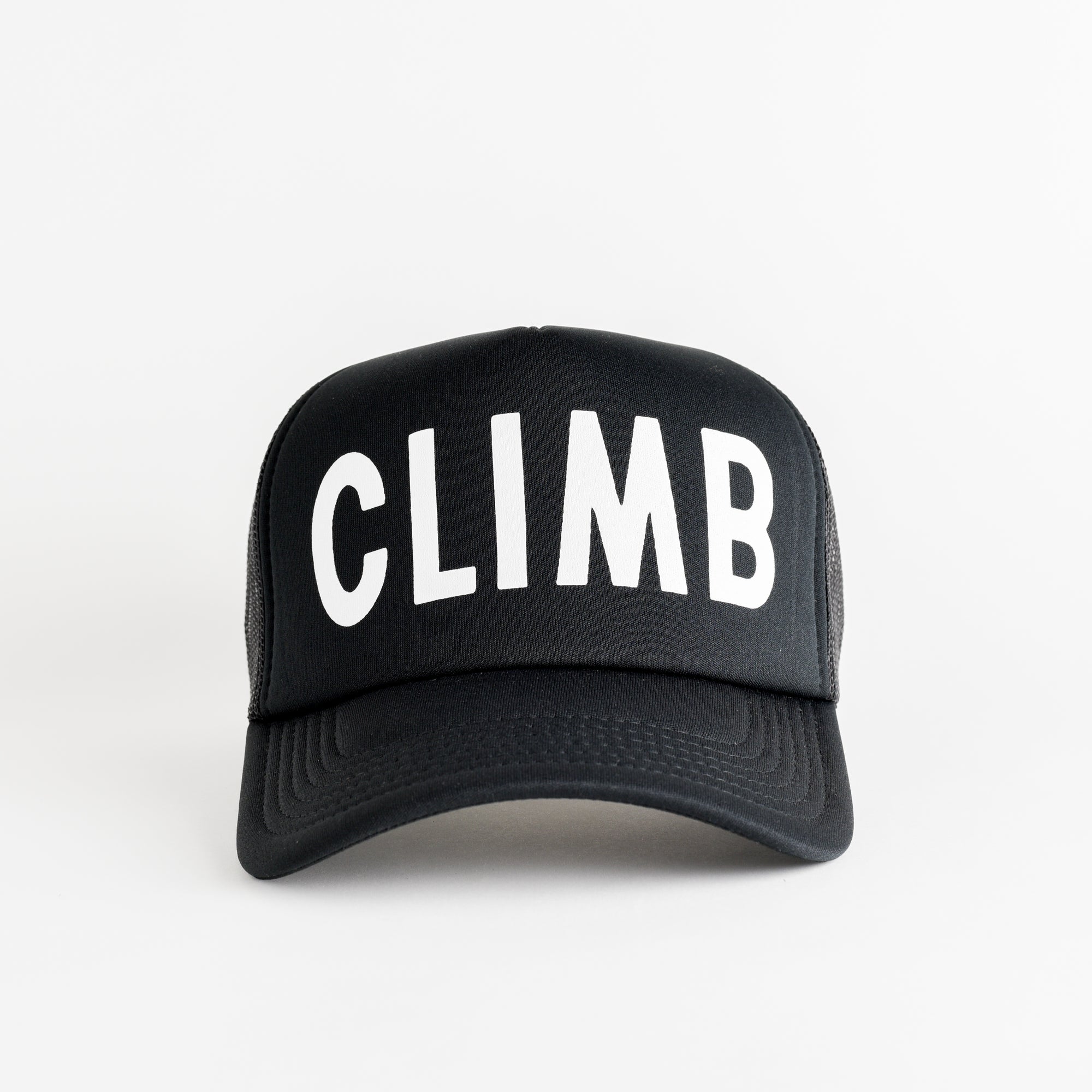 Climb Recycled Trucker Hat - black