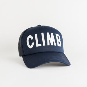 Climb Recycled Trucker Hat - navy