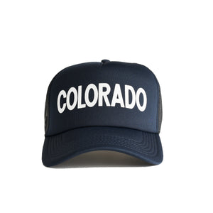 Colorado Recycled Trucker Hat - navy