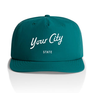 Customizable Script City Nylon Hat
