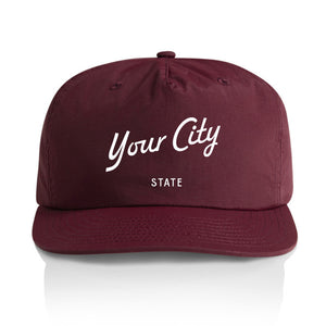 Customizable Script City Nylon Hat