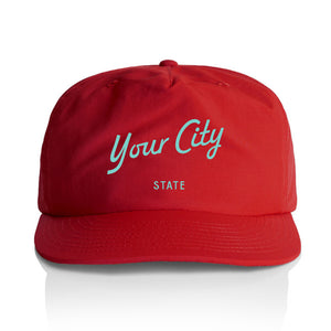 Customizable Script City Nylon Hat