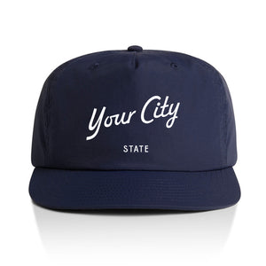 Customizable Script City Nylon Hat