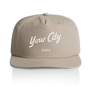 Customizable Script City Nylon Hat