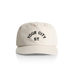 Customizable Arch City Nylon Hat - bone
