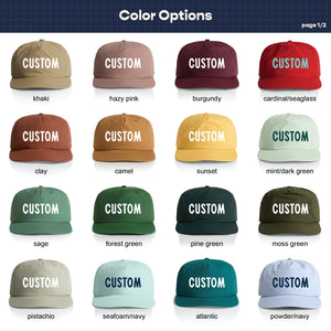 Customizable Block Text Nylon Hat