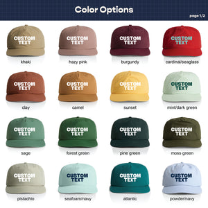 Customizable Chunky Text Nylon Hat