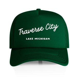 Customizable Handwritten Script Text Recycled Trucker Hat