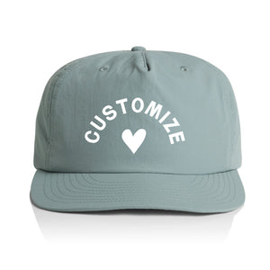 Customizable Heart Nylon Hat