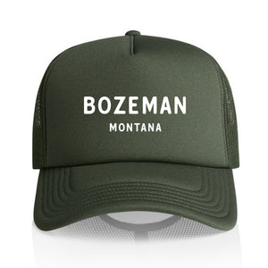 Customizable Rounded Text Recycled Trucker Hat