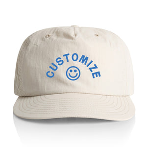 Customizable Smiley Face Nylon Hat