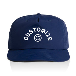 Customizable Smiley Face Nylon Hat
