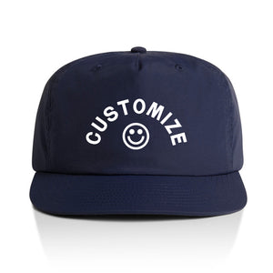 Customizable Smiley Face Nylon Hat