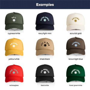 Customizable Sun Recycled Trucker Hat