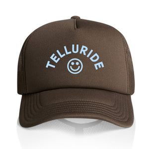 Customizable Smiley Face Recycled Trucker Hat