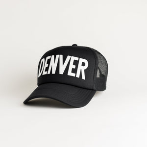 Denver Recycled Trucker Hat - black