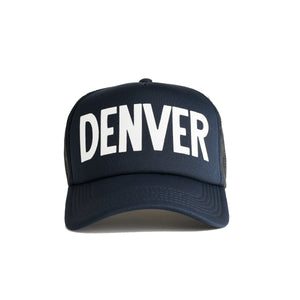 Denver Recycled Trucker Hat - navy