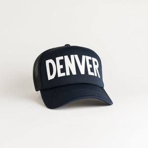 Denver Recycled Trucker Hat - navy