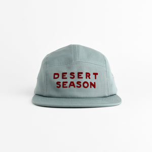 Desert Season Five Panel Hat - mineral blue