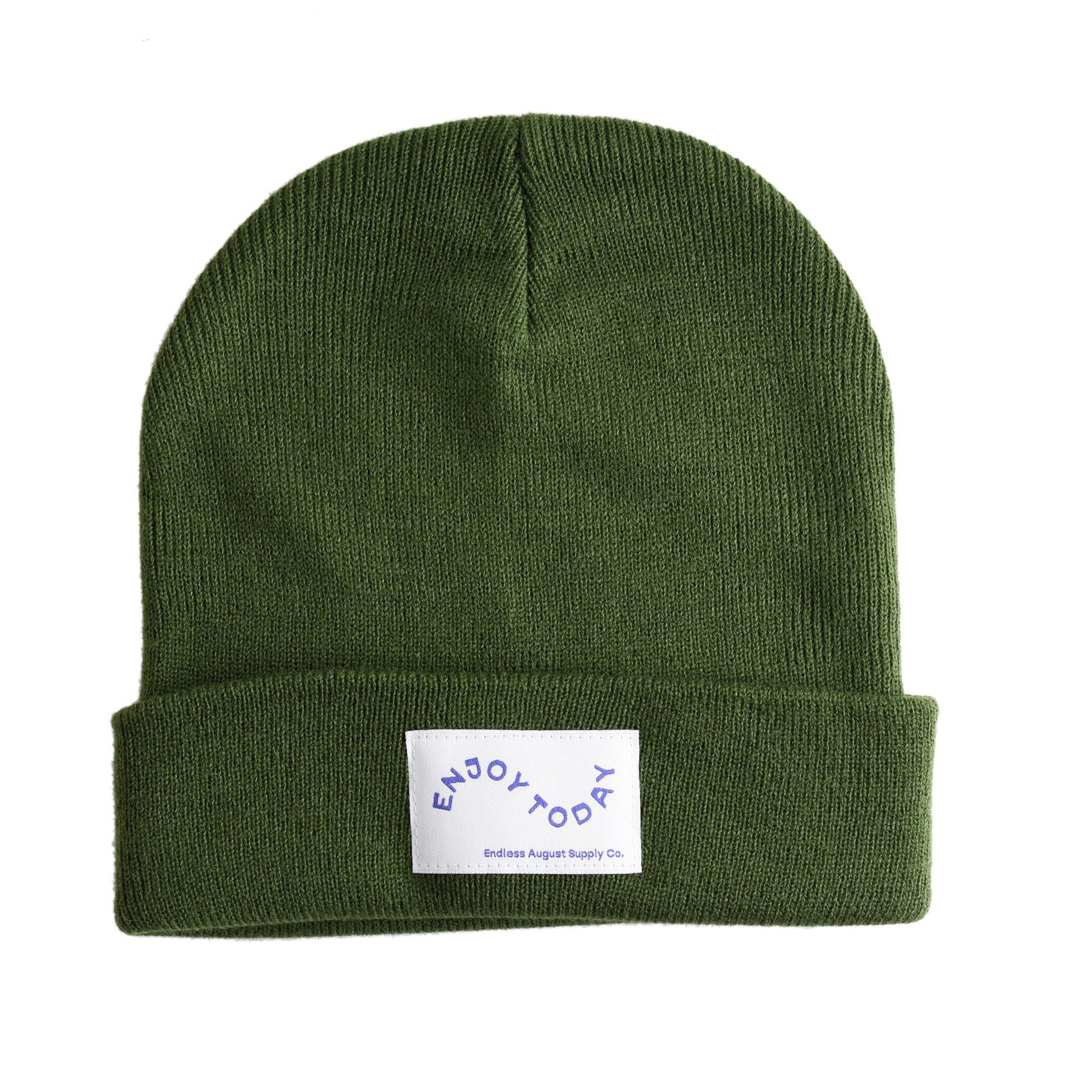 Enjoy Today Beanie - Moss