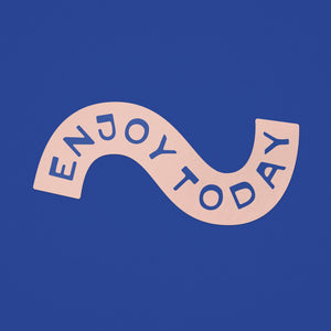 Enjoy Today Sticker - pink