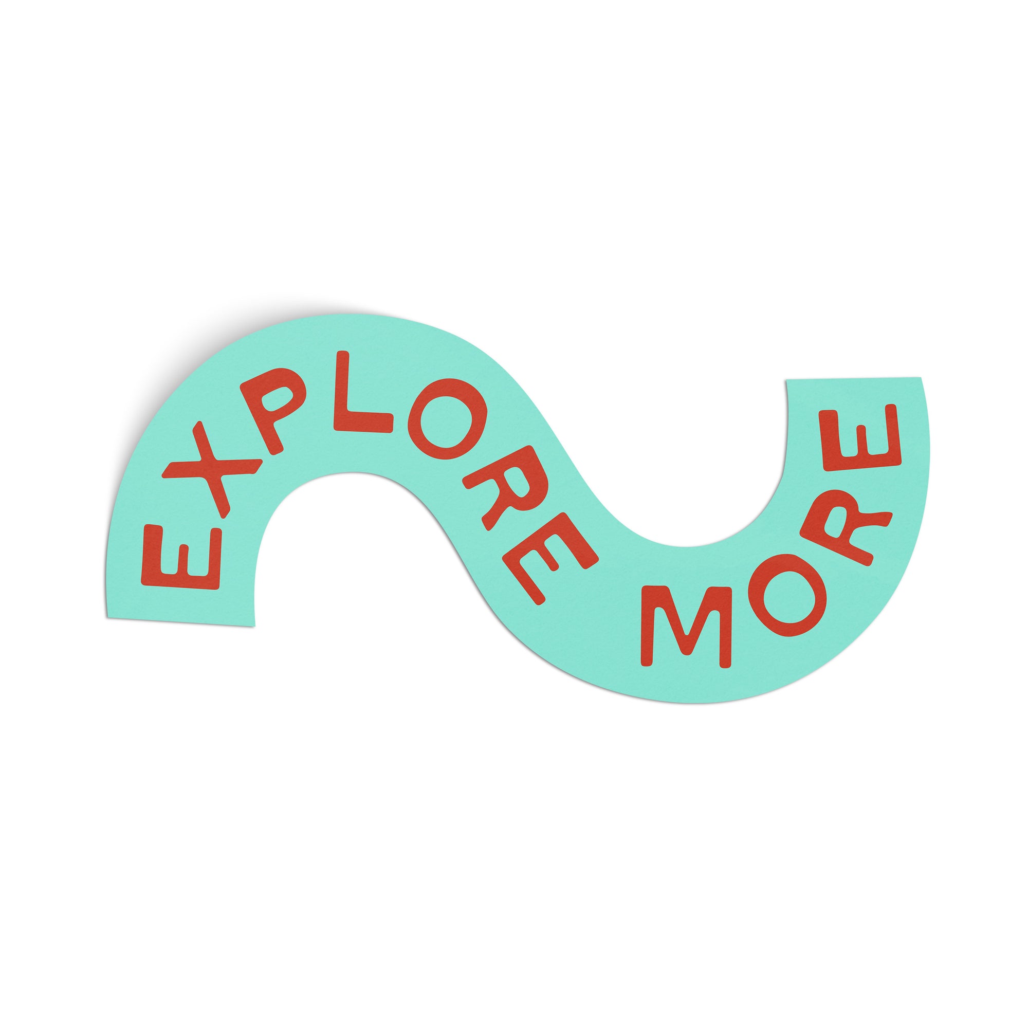 Explore More Sticker - turquoise