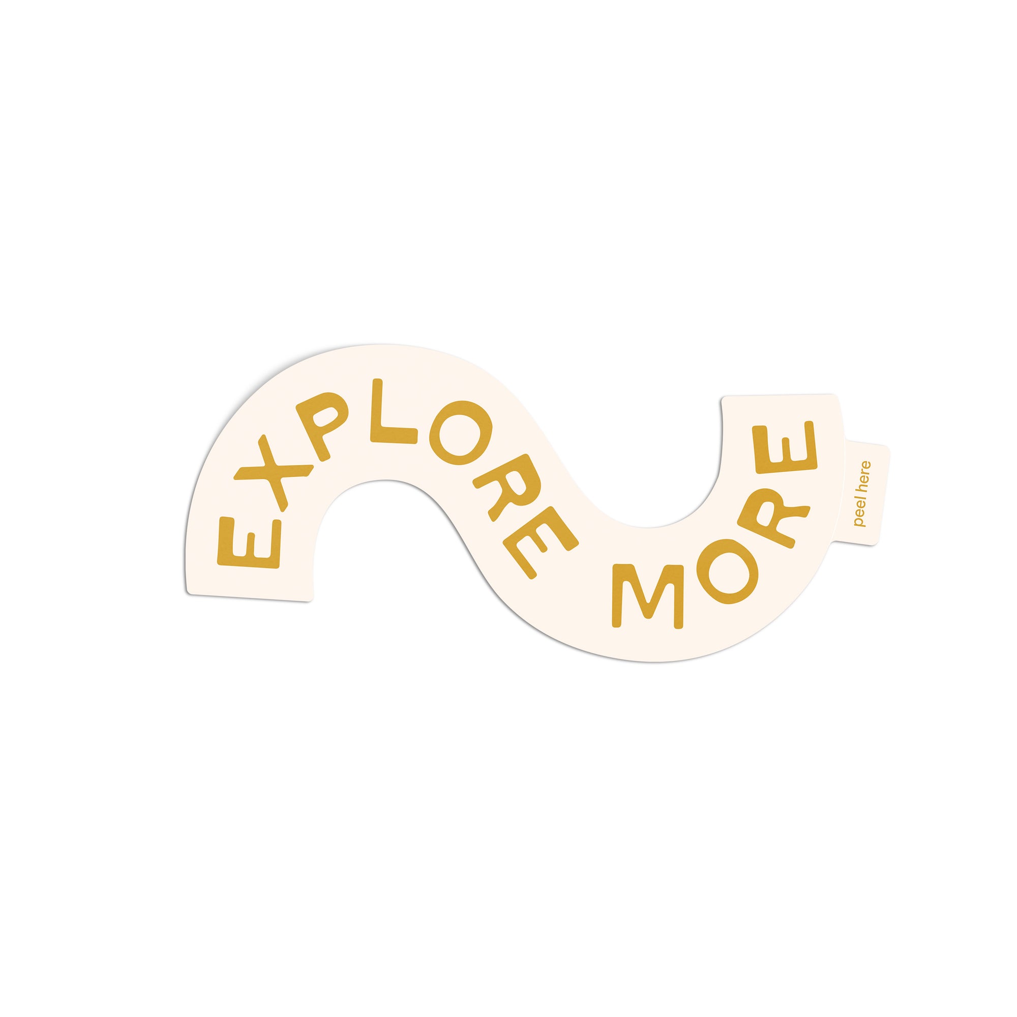 Explore More Sticker - yellow