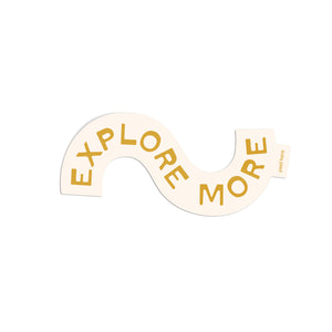 Explore More Sticker - yellow