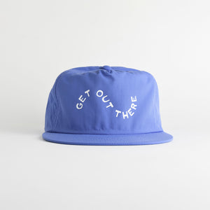 Get Out There Recycled Nylon Quick Dry Hat - lapis