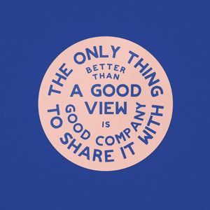 Good Views Sticker - pink