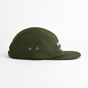 Happiest Outside Five Panel Hat - moss