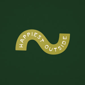 Happiest Outside Sticker