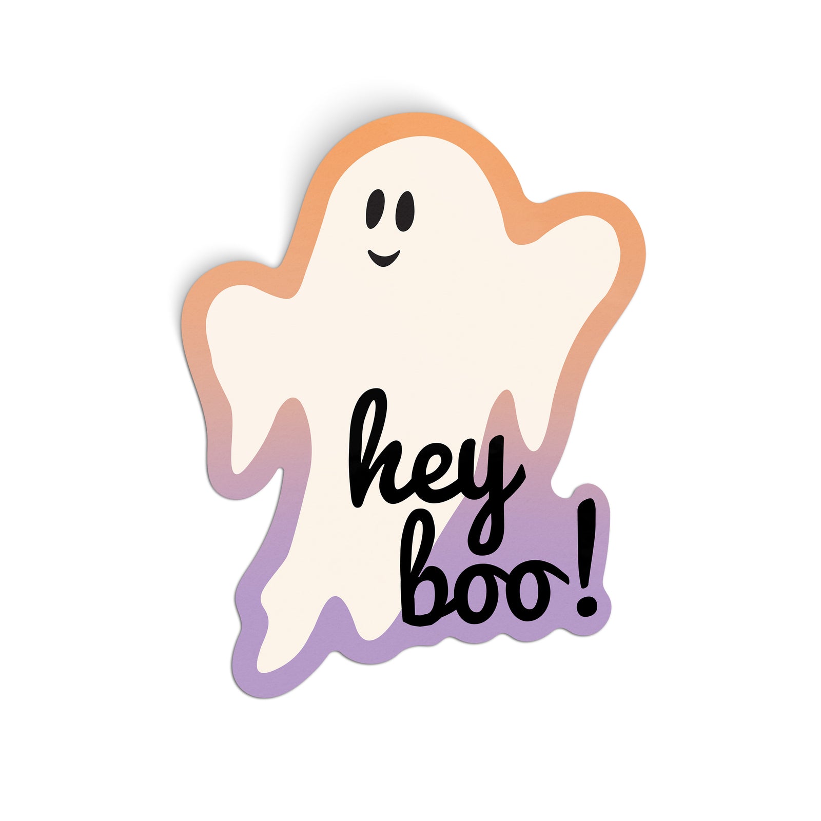 Hey Boo! Large Sticker
