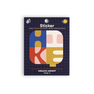 Hike Sticker - brand colors