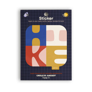 Hike Sticker - brand colors