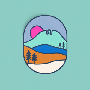 Horsetooth Mountain Sticker - small