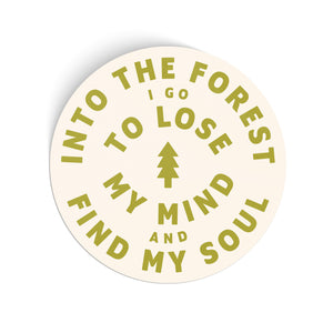 Into The Forest Sticker - light green