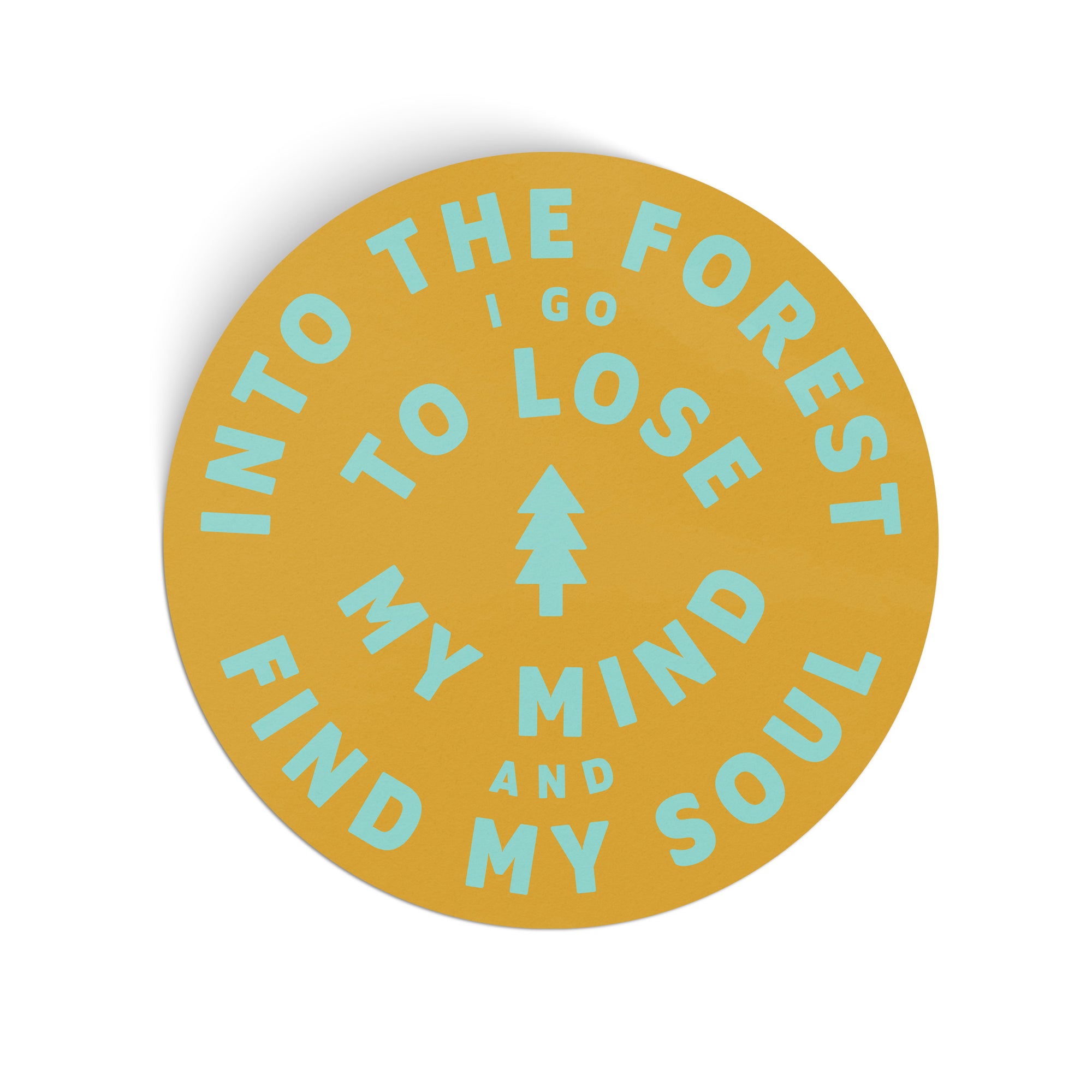 Into The Forest Sticker - yellow