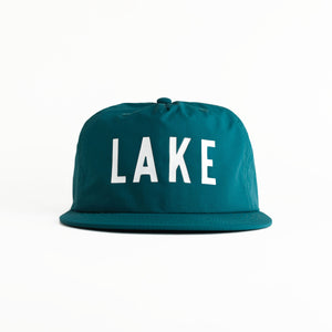 Lake Recycled Nylon Quick Dry Hat - atlantic