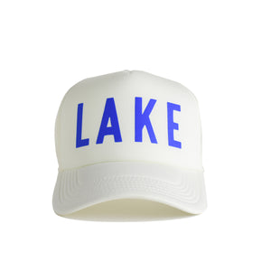 Lake Recycled Trucker Hat - ecru