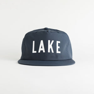 Lake Recycled Nylon Quick Dry Hat - petrol blue